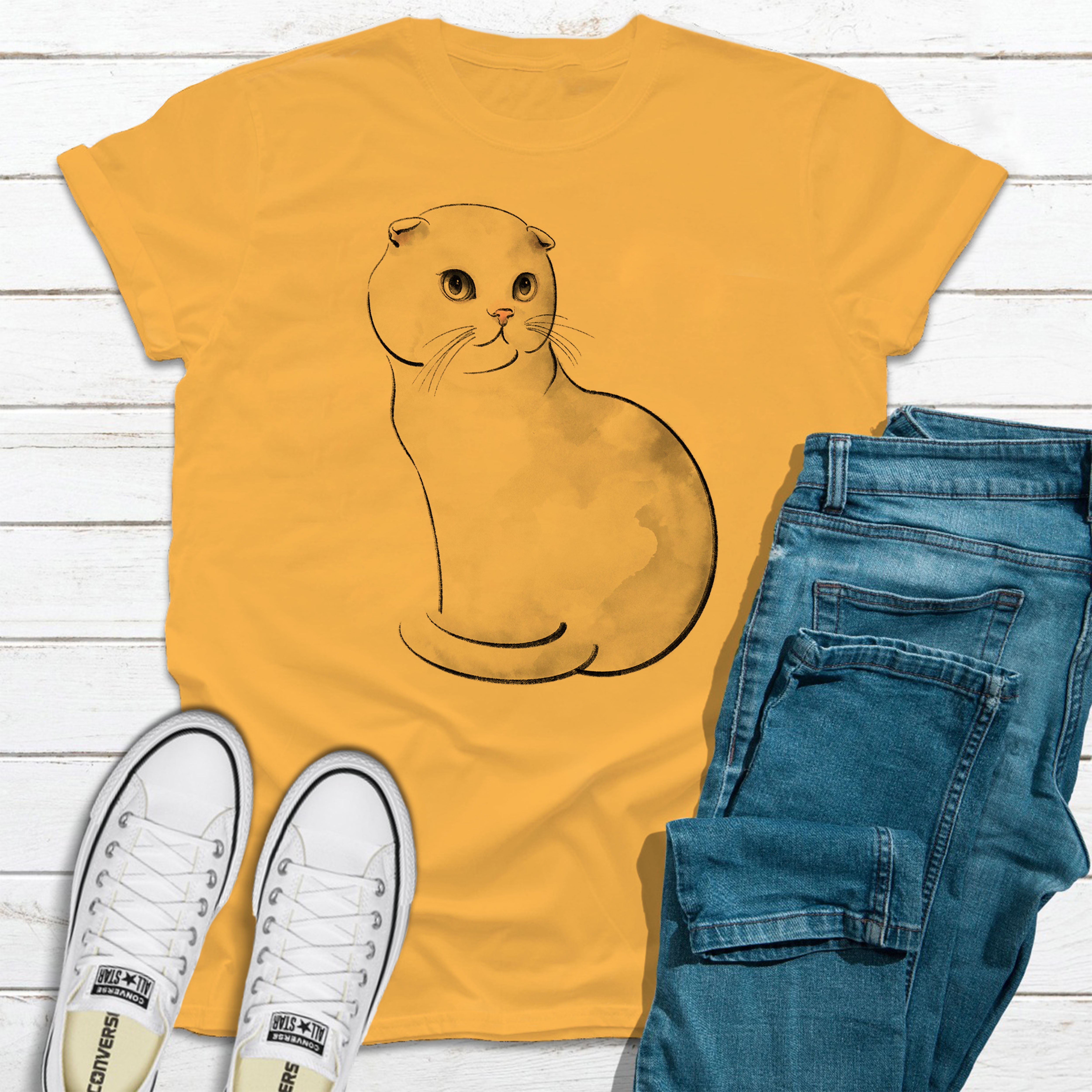 Cat Women's printed T-shirt