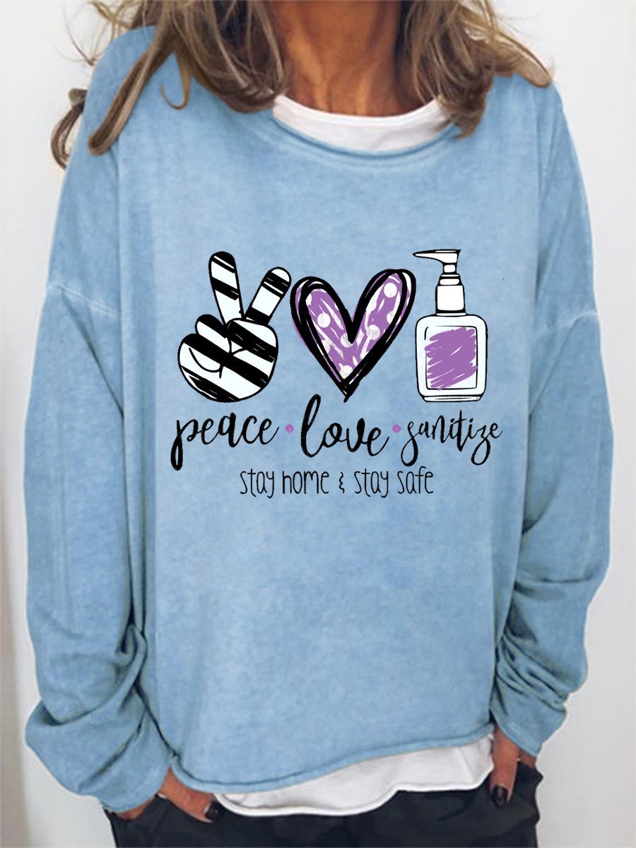 Peace Love Women's Sweatshirt