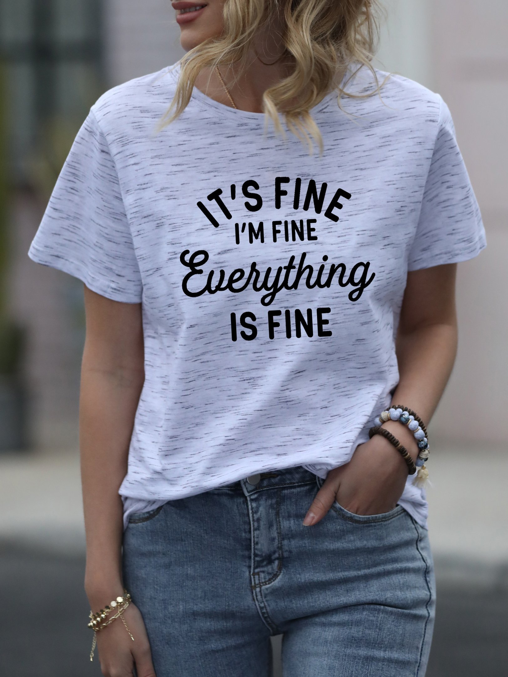 I Am Fine Women T-Shirt