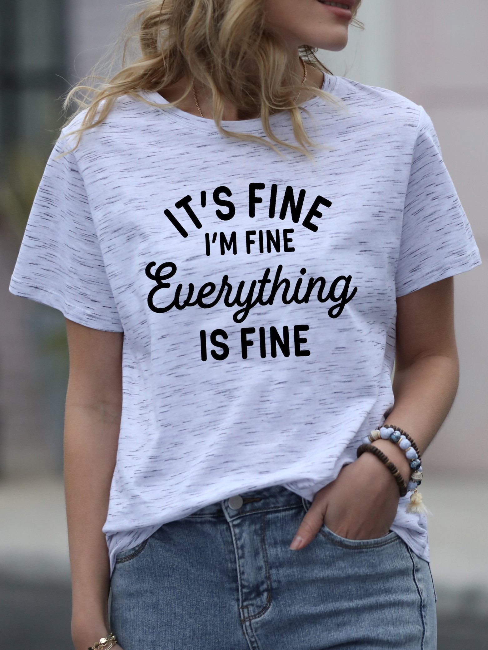 I Am Fine Women T-Shirt