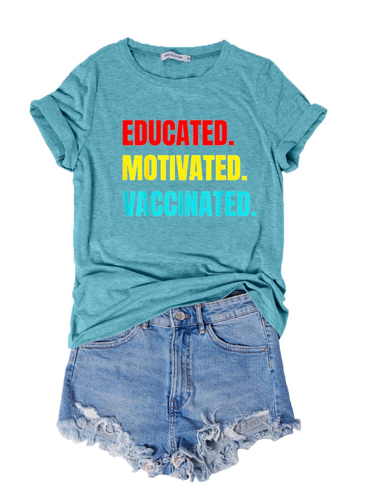 Educated Motivated Vaccinated T-Shirt