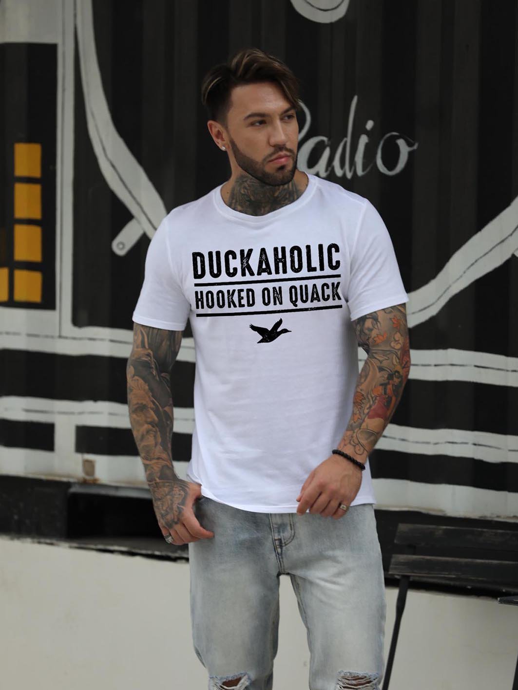 Duckaholic hooked on quack shirt