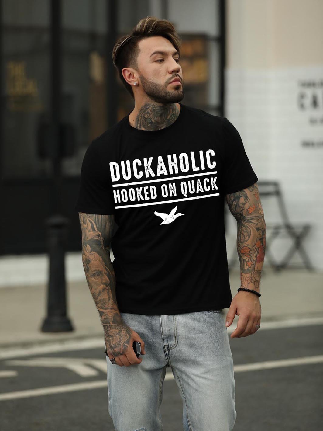 Duckaholic hooked on quack shirt