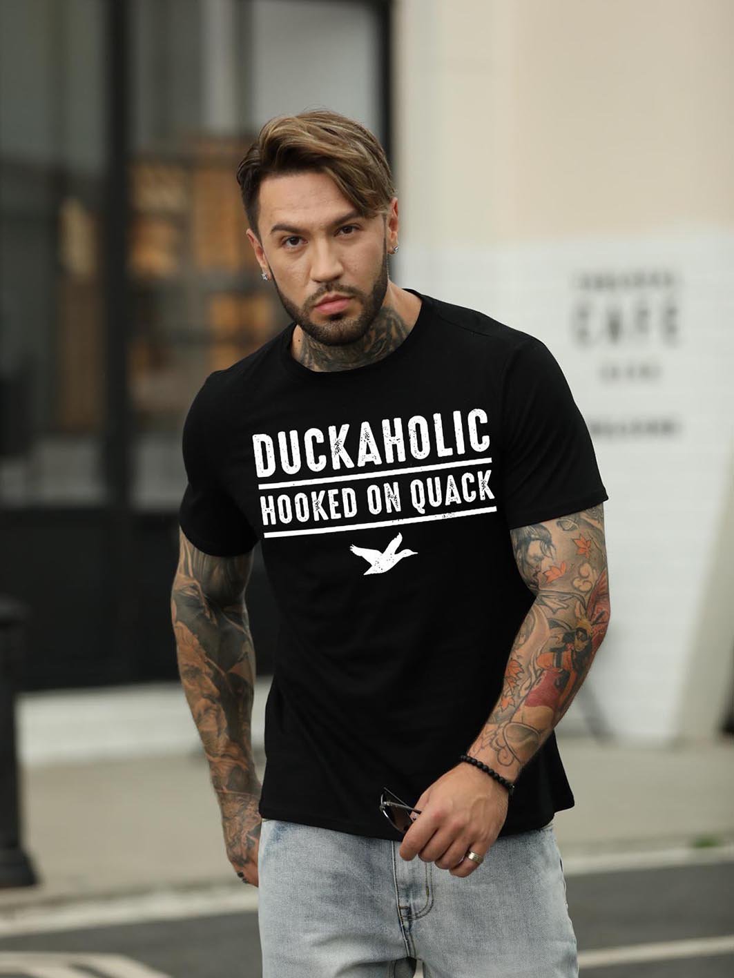 Duckaholic hooked on quack shirt