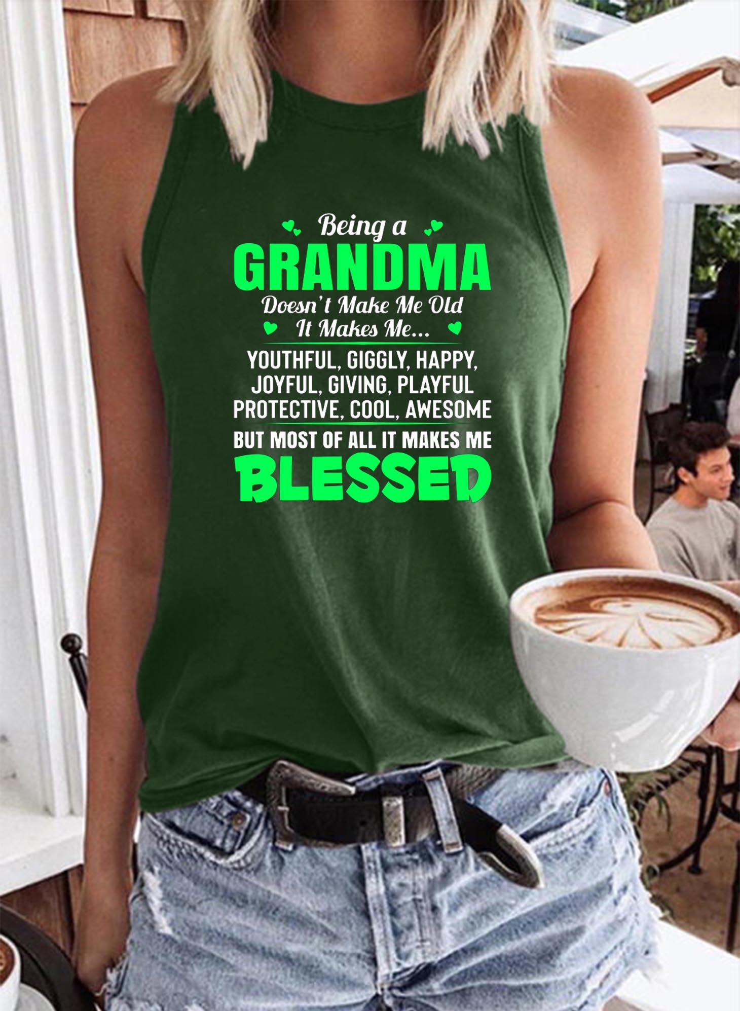 Being A Grandma Doesn't Make Me Old It Makes Me Tank Top