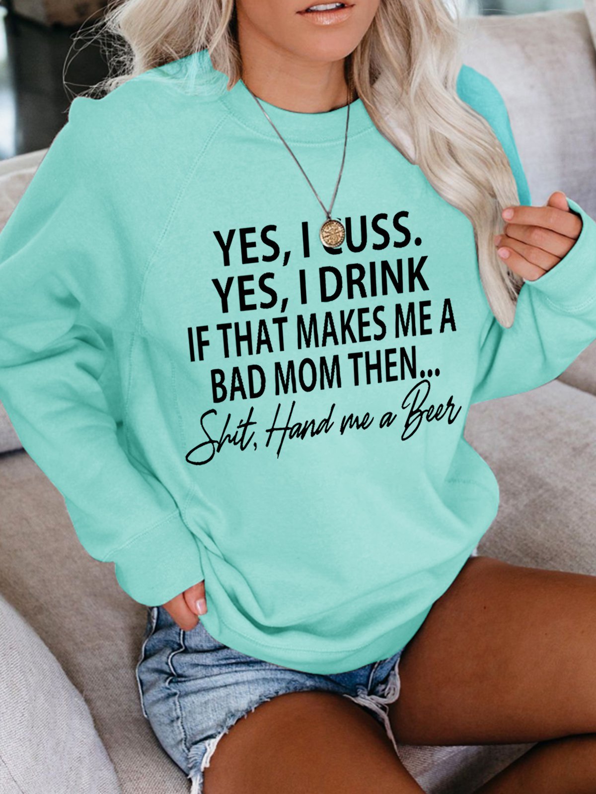 Funny Word Casual Long Sleeve Sweatshirts