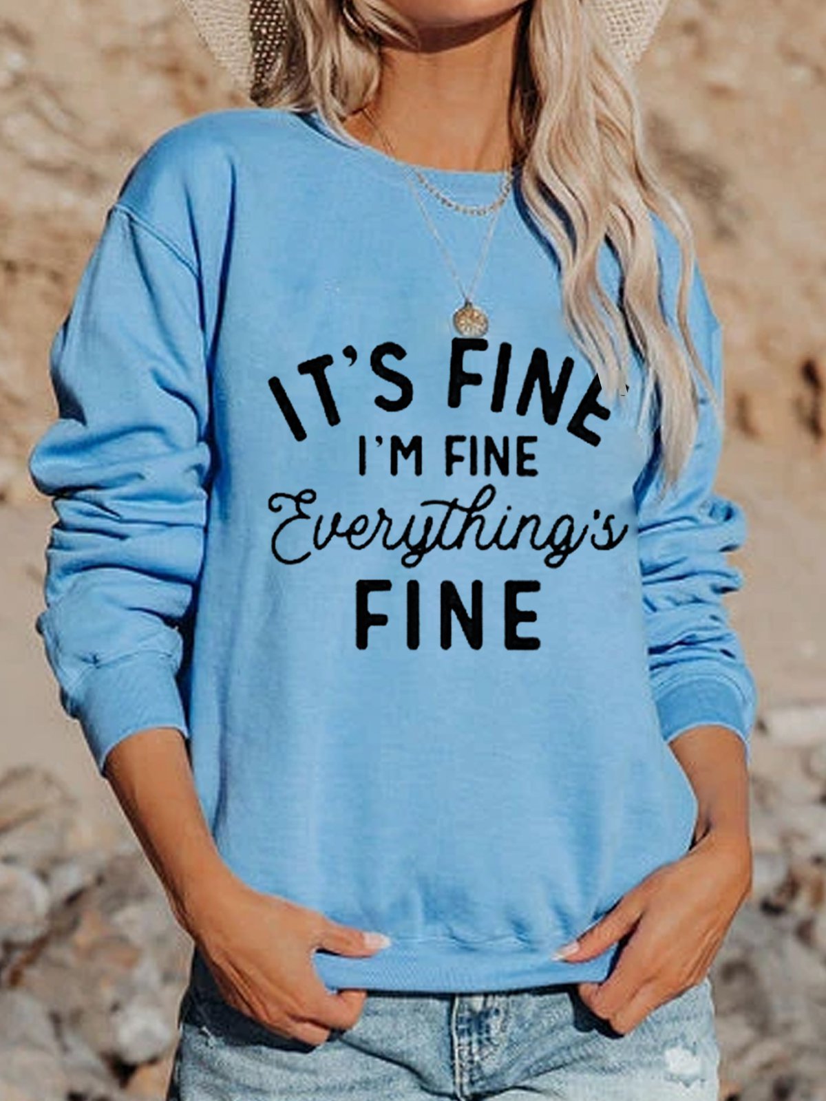 I am Fine Sweatshirt