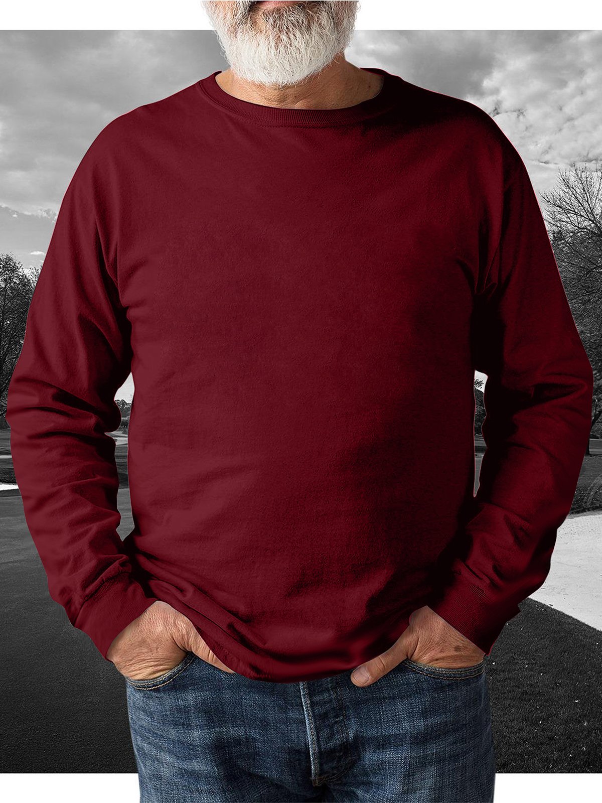 Men's Crew Neck Sweatshirts Father, Grandpa and Uncle's Gift Sweatshirts