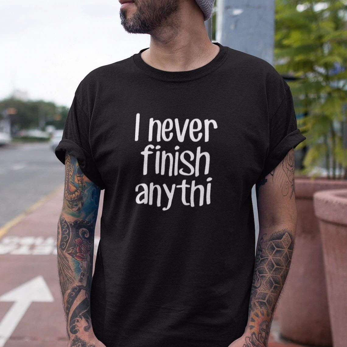 I Never Finish Anything Tee