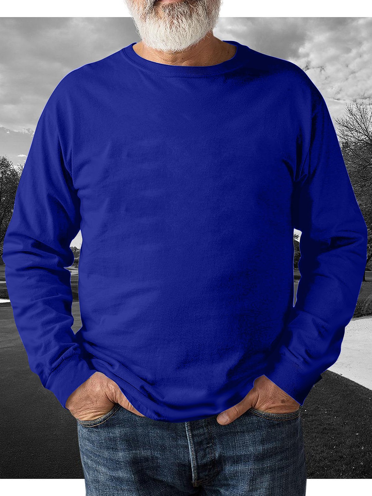 Men's Crew Neck Sweatshirts Father, Grandpa and Uncle's Gift Sweatshirts