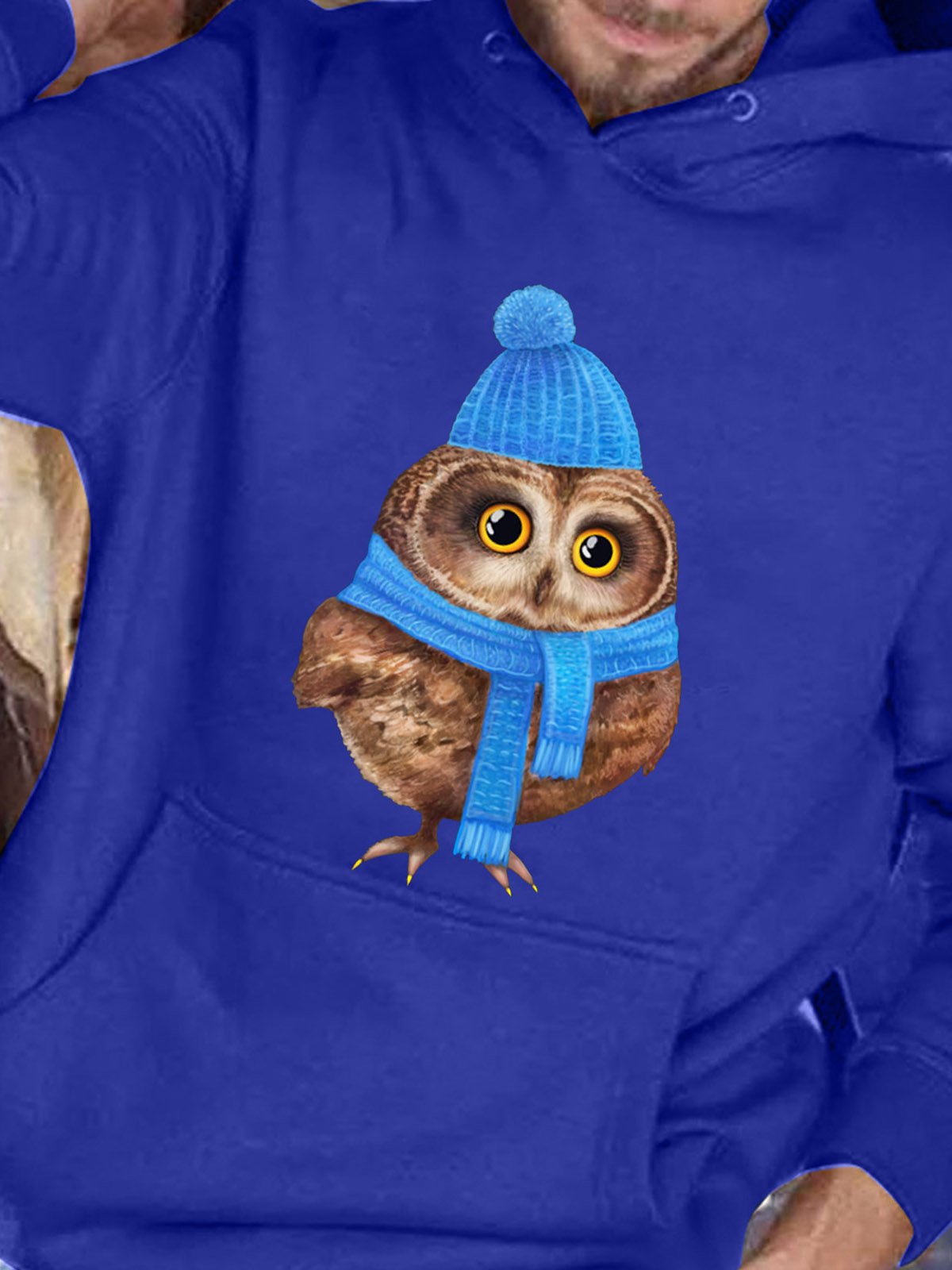 Xmas owl Men's sweatshirt