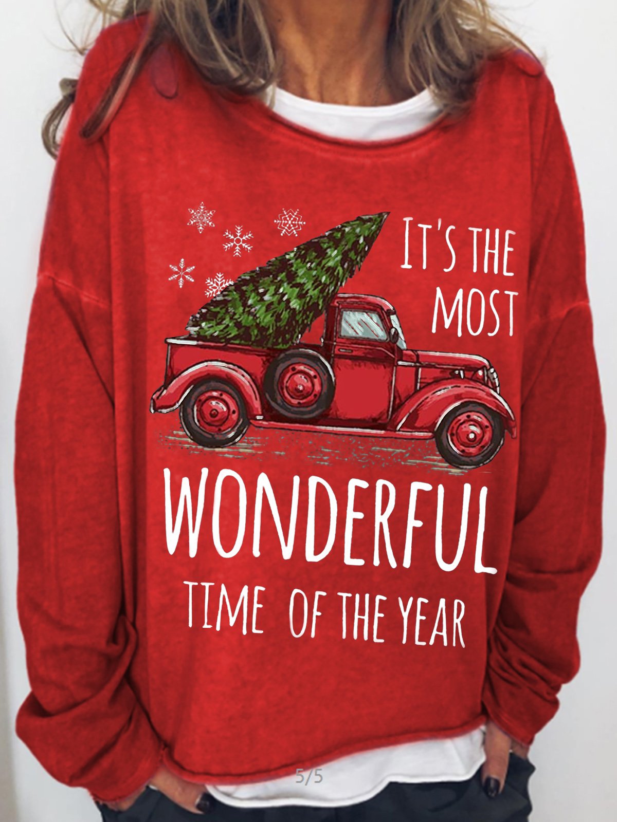 It's The Most Wonderful Time Of The Year Casual Christmas Sweatshirt