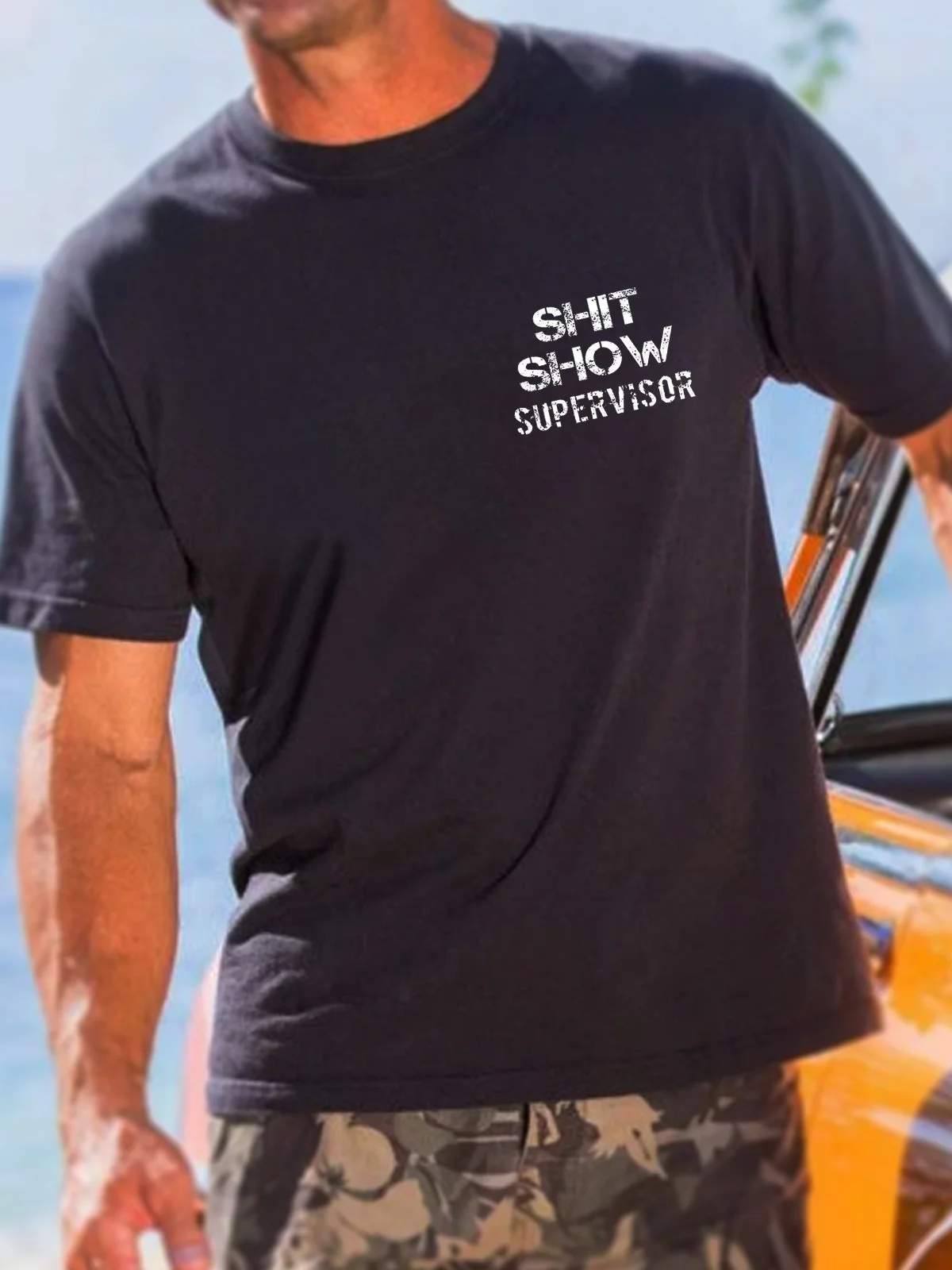 ShitShow Crew Neck Vintage T-shirt