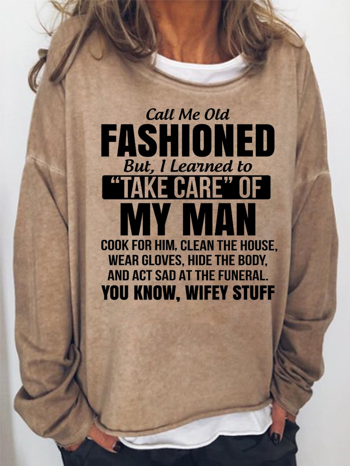 Call Me Old Fashioned Women's Sweatshirts