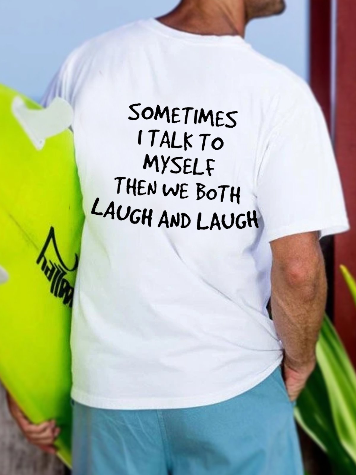 Sometime I talk to Myself Short Sleeve T-shirt