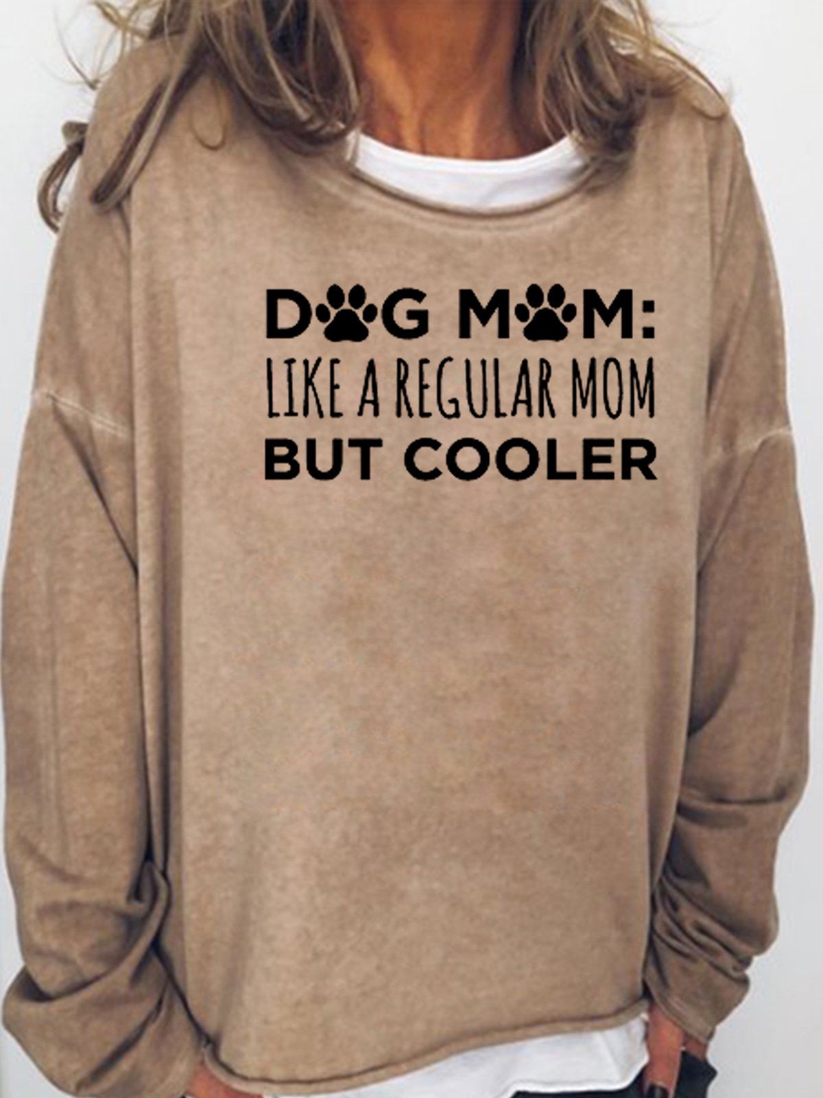 Dog Mom Like A Cool Mom Casual Sweatshirts