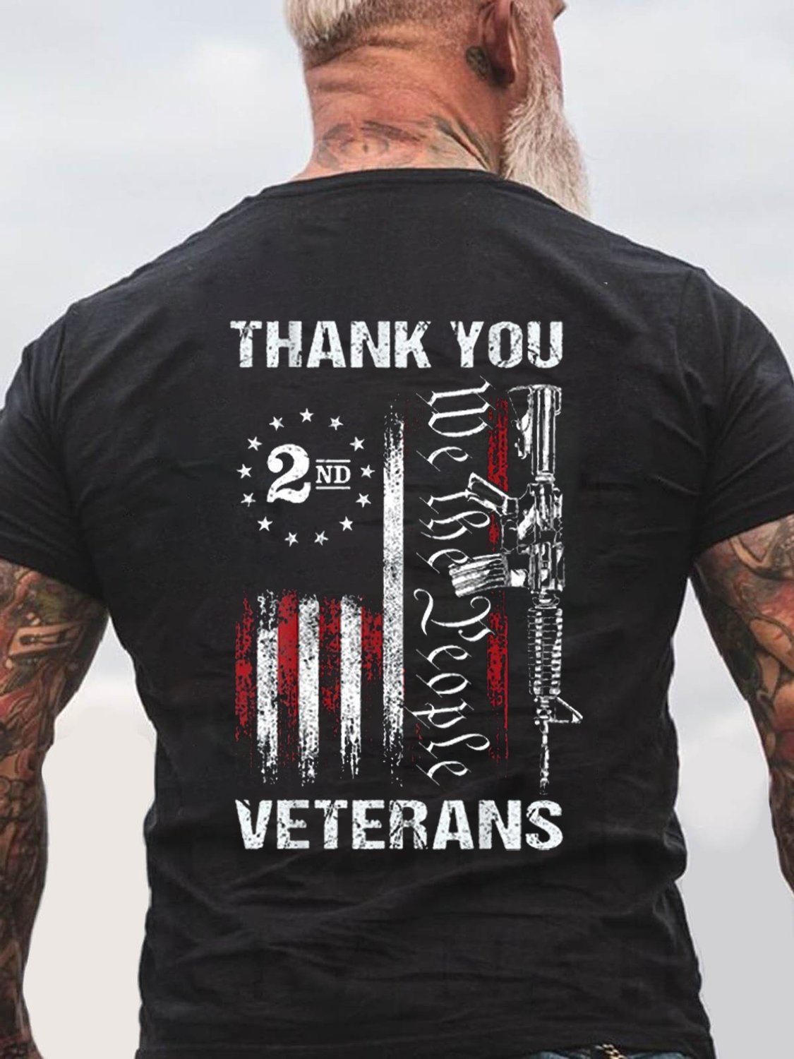 Thank You Veterans We The People Men's Shirts & Tops