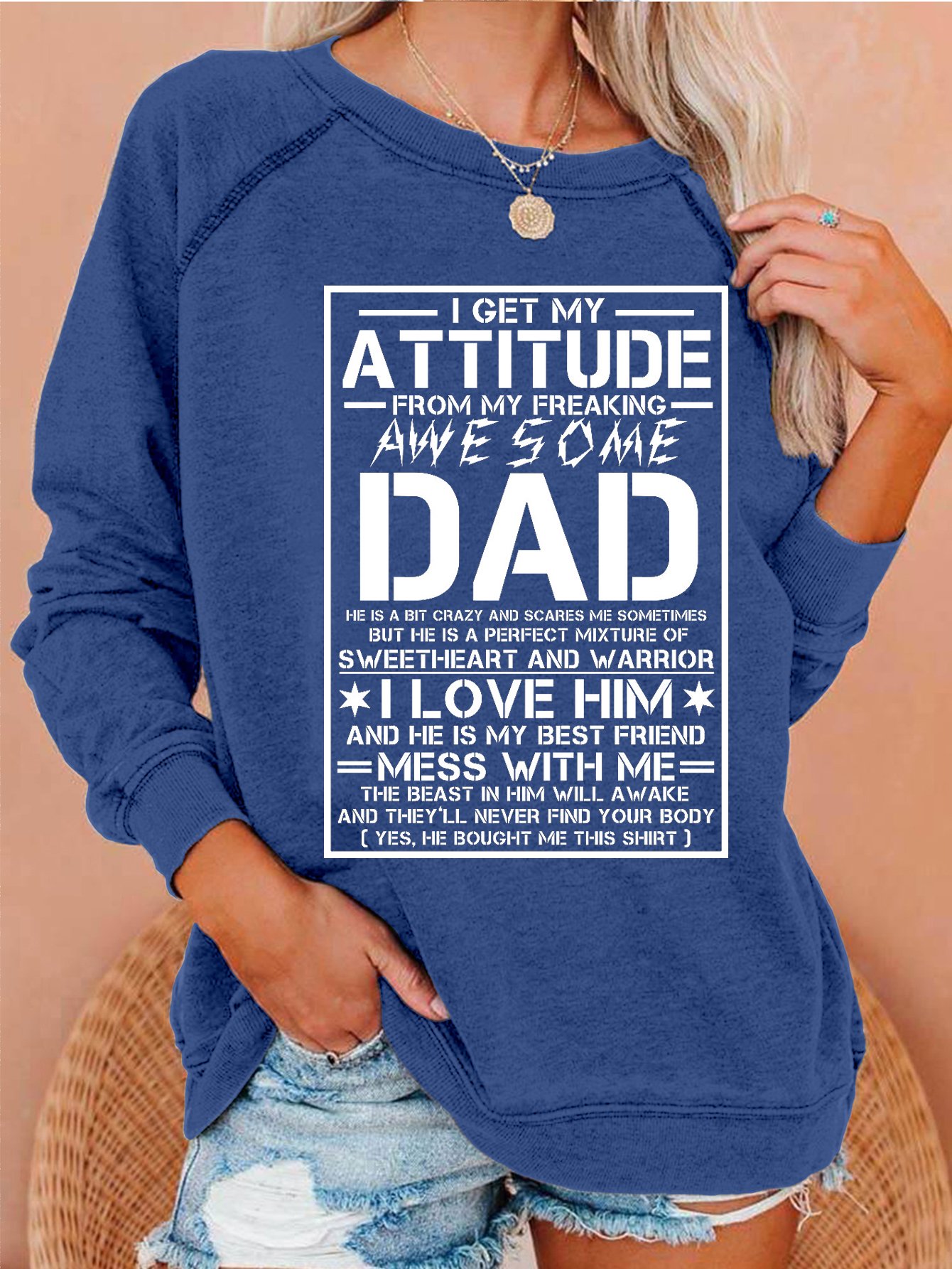 I Get A Awesome Dad Casual Sweatshirts