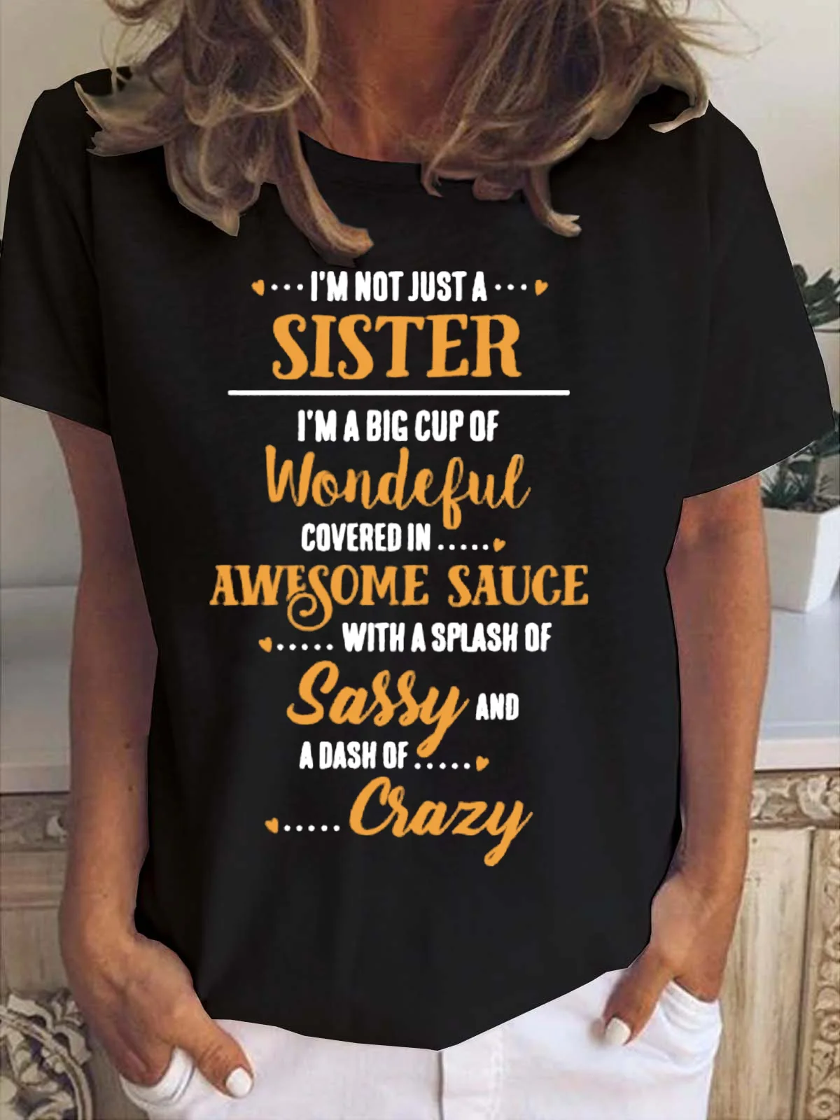 Im Not Just A Sister Women's Short sleeve tops