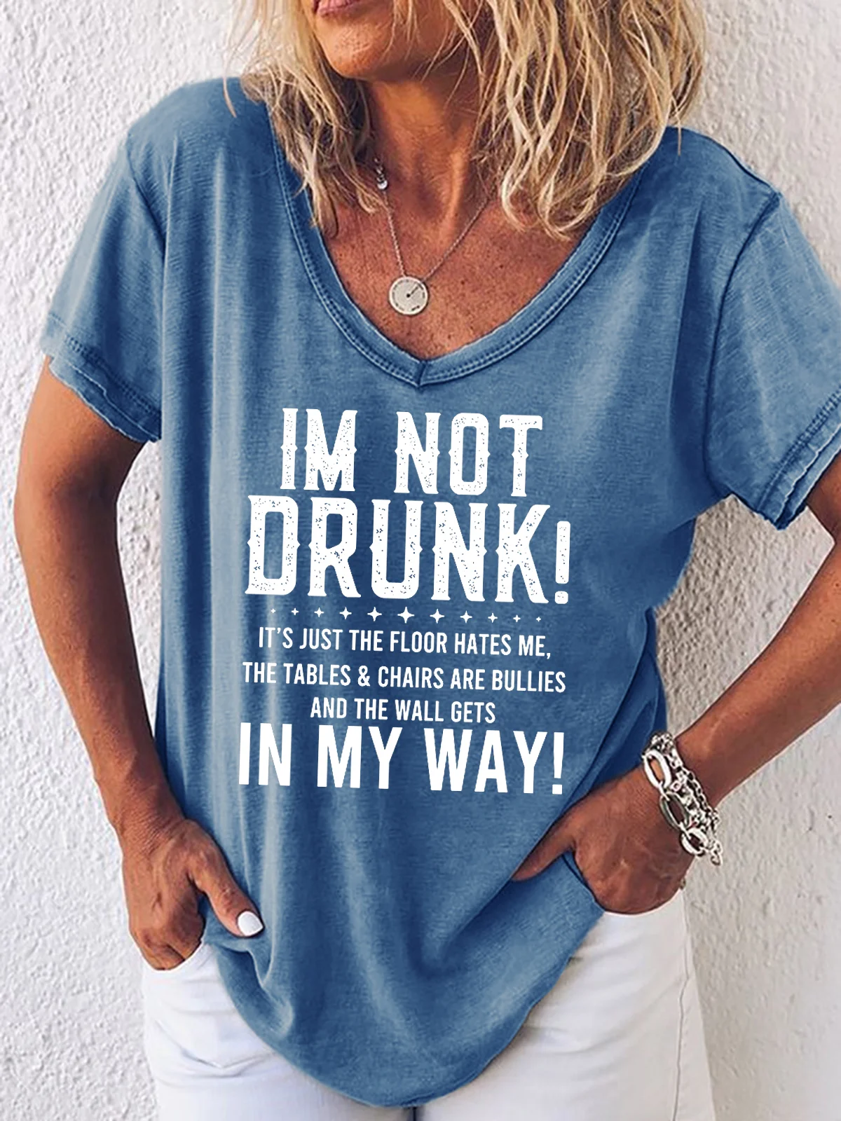 I Am Not Drunk Womem's Short Sleeve T-shirt