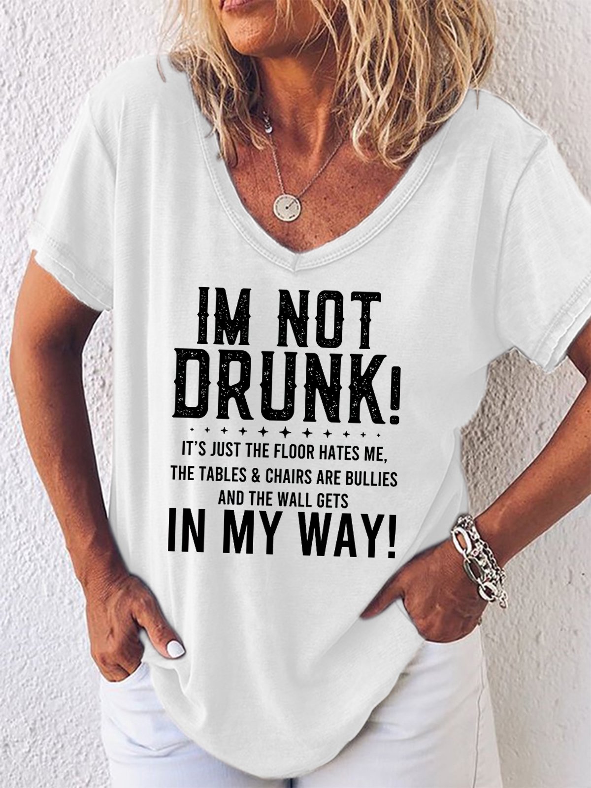 I Am Not Drunk Womem's Short Sleeve T-shirt