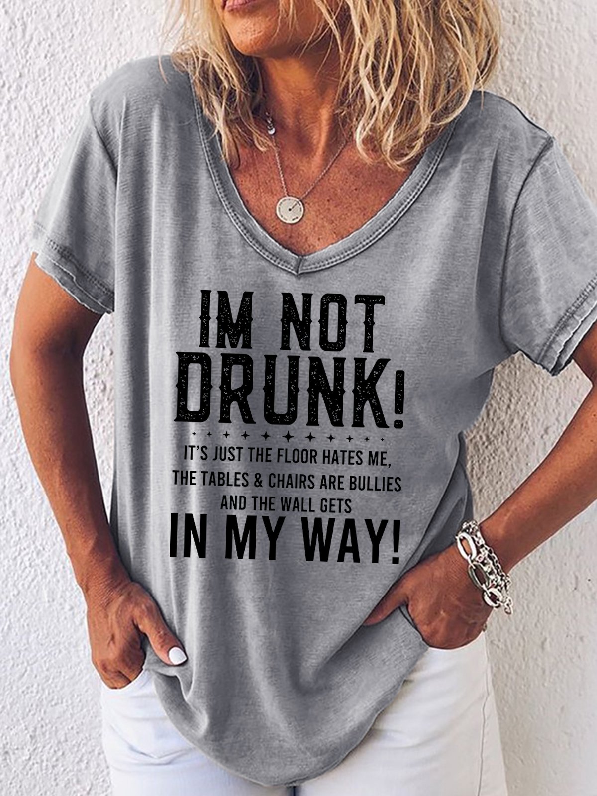 I Am Not Drunk Womem's Short Sleeve T-shirt