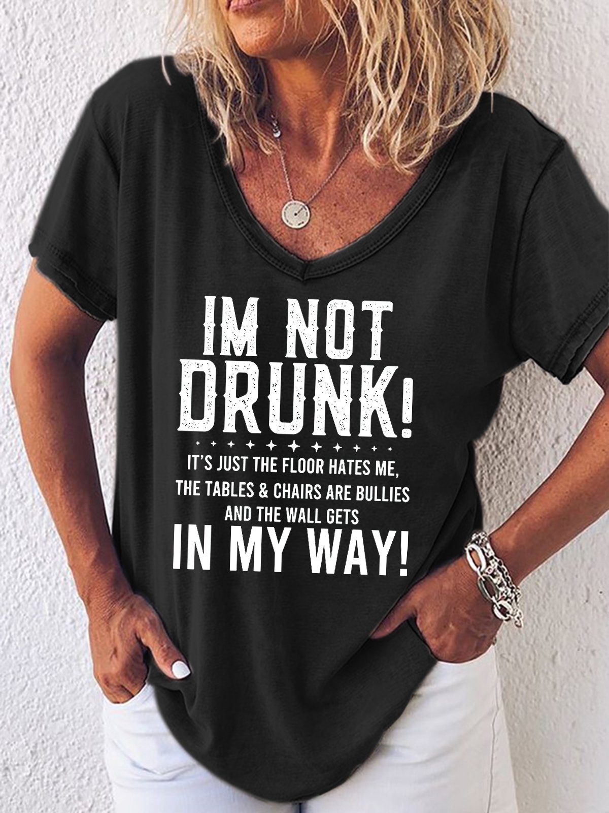 I Am Not Drunk Womem's Short Sleeve T-shirt