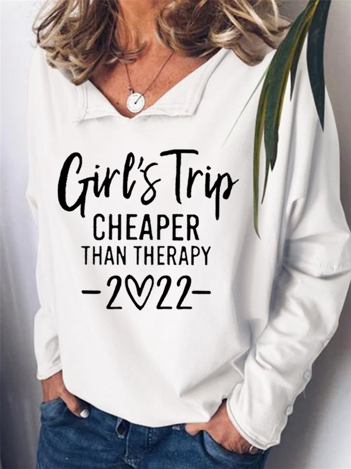 Girl's Trip Cheaper Than Therapy Women's Sweatshirt