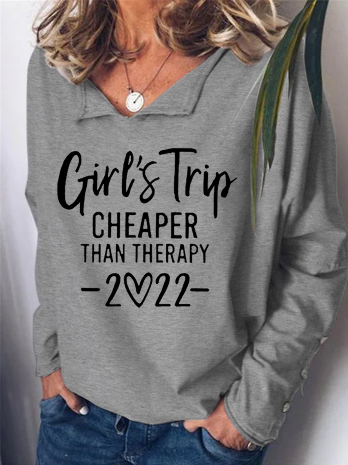 Girl's Trip Cheaper Than Therapy Women's Sweatshirt