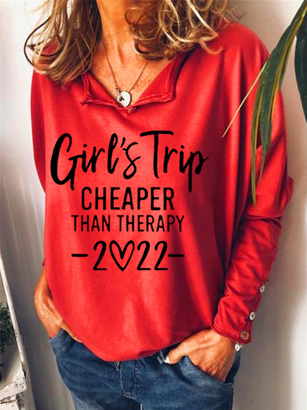 Girl's Trip Cheaper Than Therapy Women's Sweatshirt