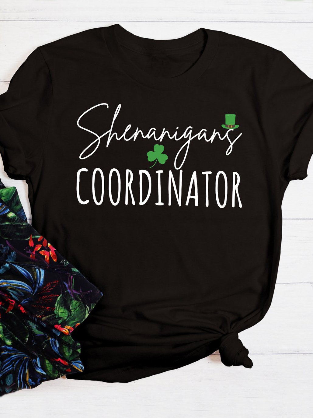 Shenanigans Coordinator Print Casual Short sleeve tops