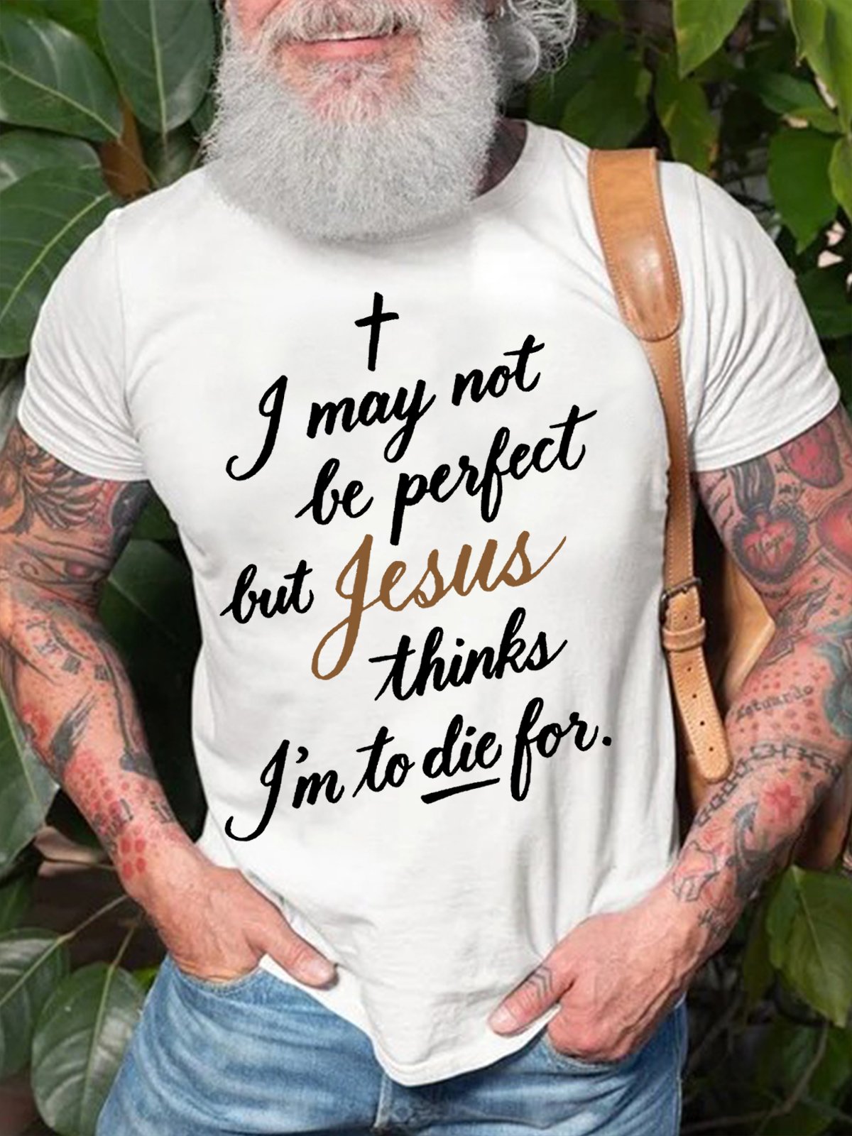 I May Not Be Perfect Men's Short Sleeve T-Shirt