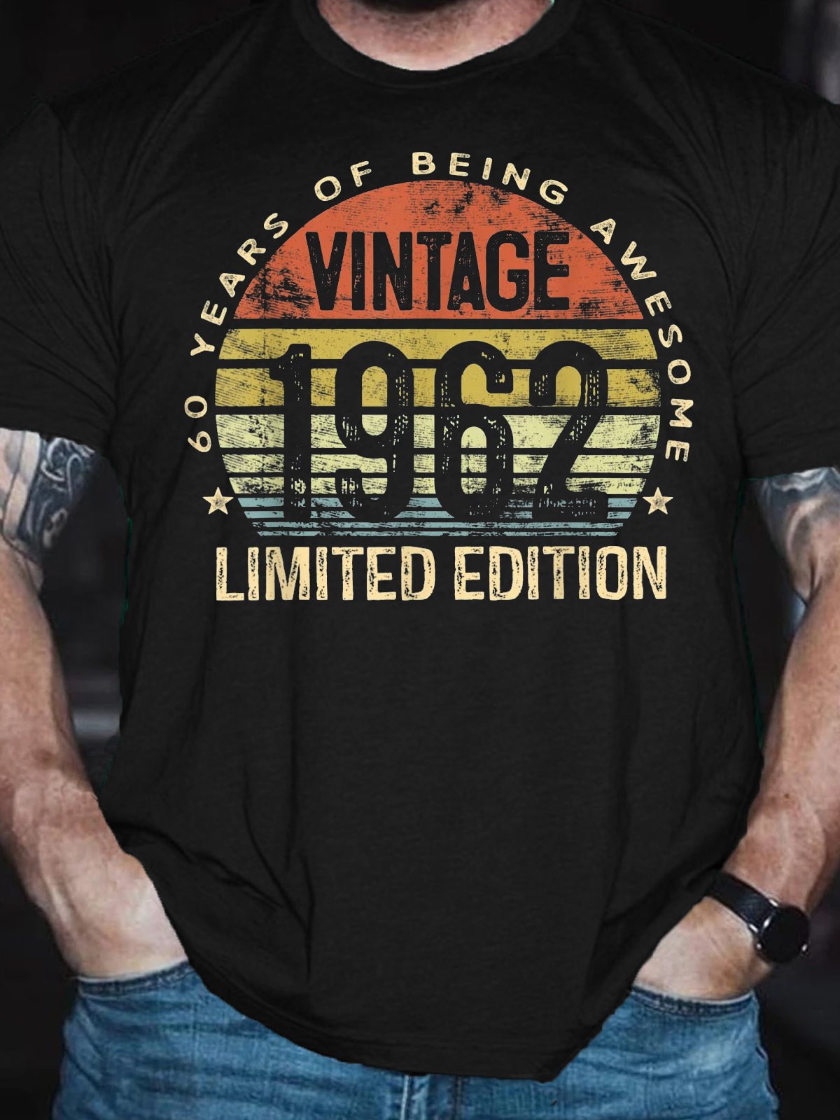 Vintage 1962 Casual Short Sleeve T-Shirt