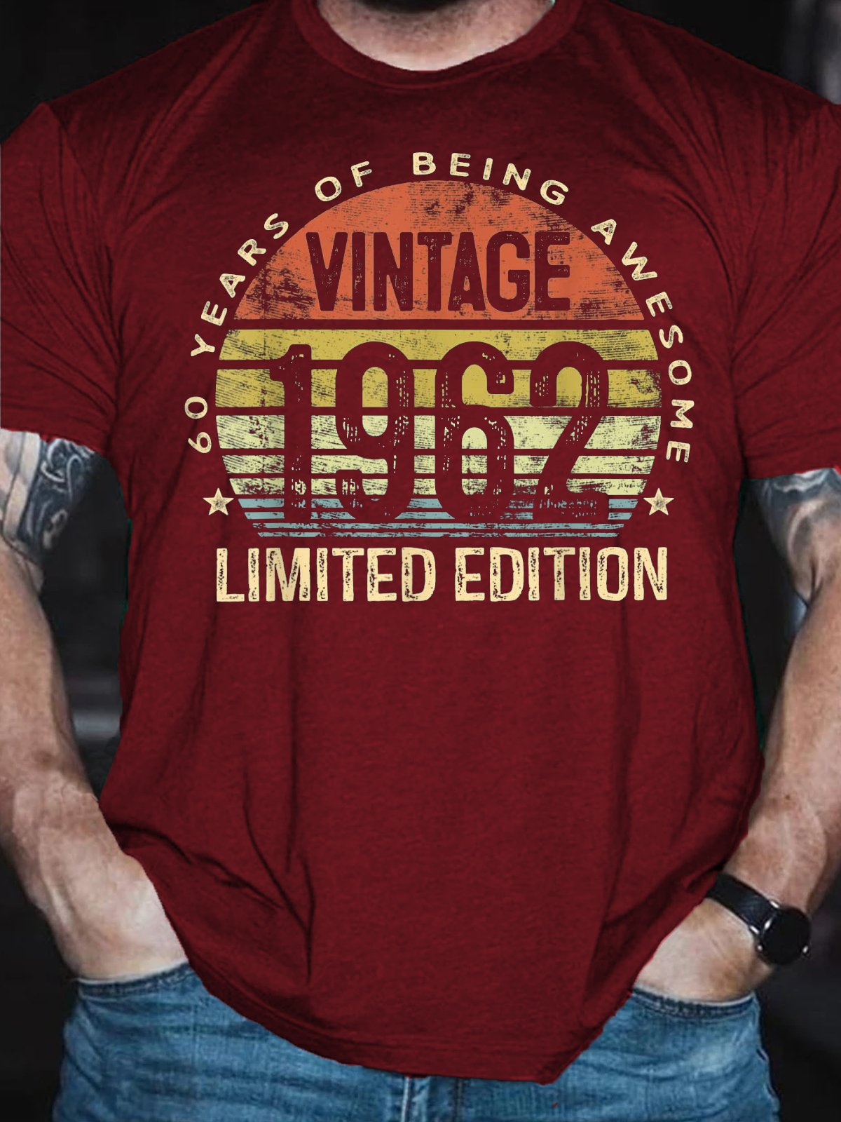 Vintage 1962 Casual Short Sleeve T-Shirt