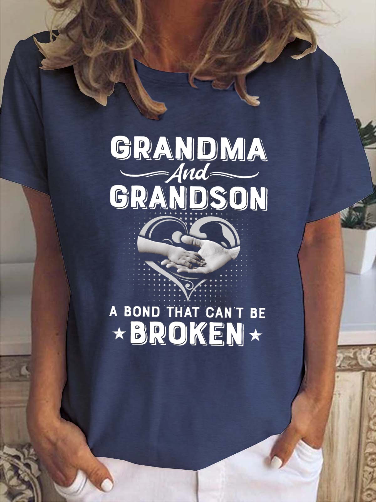 Grandma & Grandson A Bond That Can't Be Broken T-Shirt