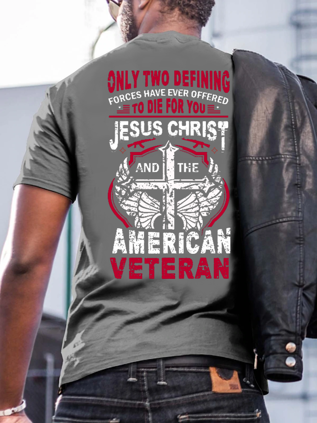 Jesus Christ And The American Veteran Shirts&Top