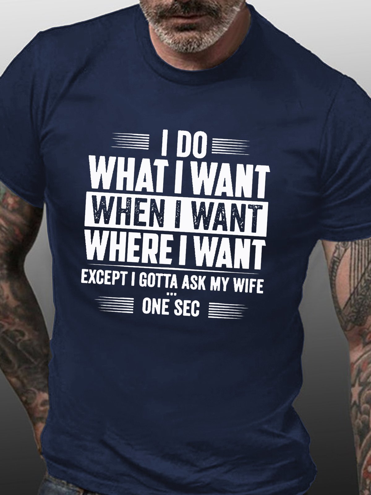 I Do What I Want Funny Letter Print T-shirt