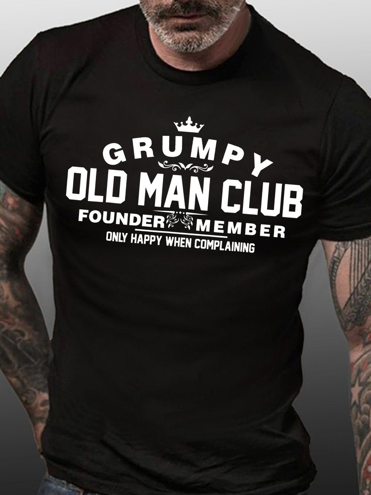 Grumpy Old Man Club Short Sleeve T-Shirt