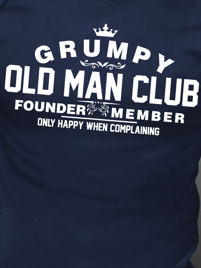 Grumpy Old Man Club Short Sleeve T-Shirt