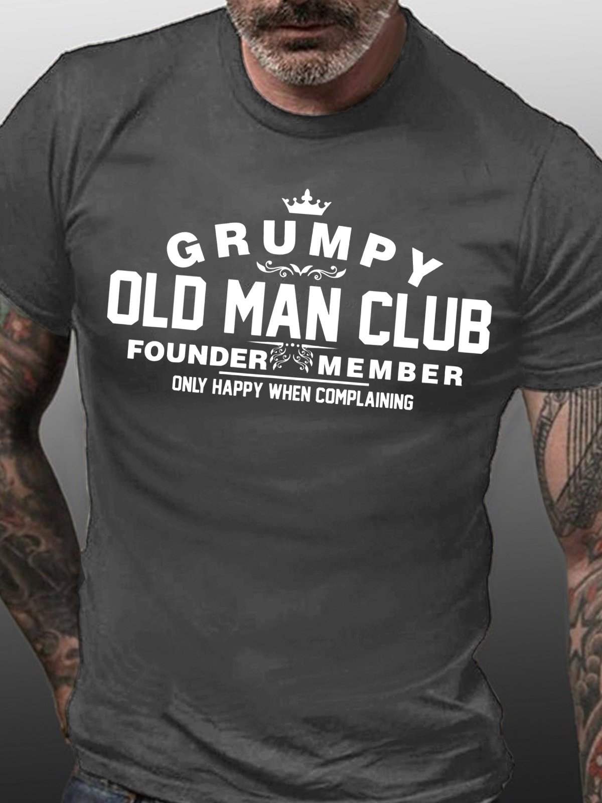 Grumpy Old Man Club Short Sleeve T-Shirt