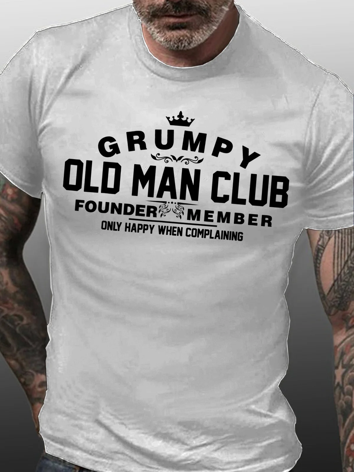 Grumpy Old Man Club Short Sleeve T-Shirt