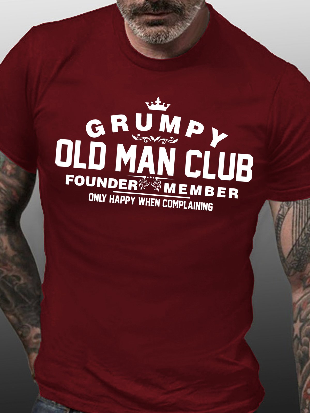 Grumpy Old Man Club Short Sleeve T-Shirt