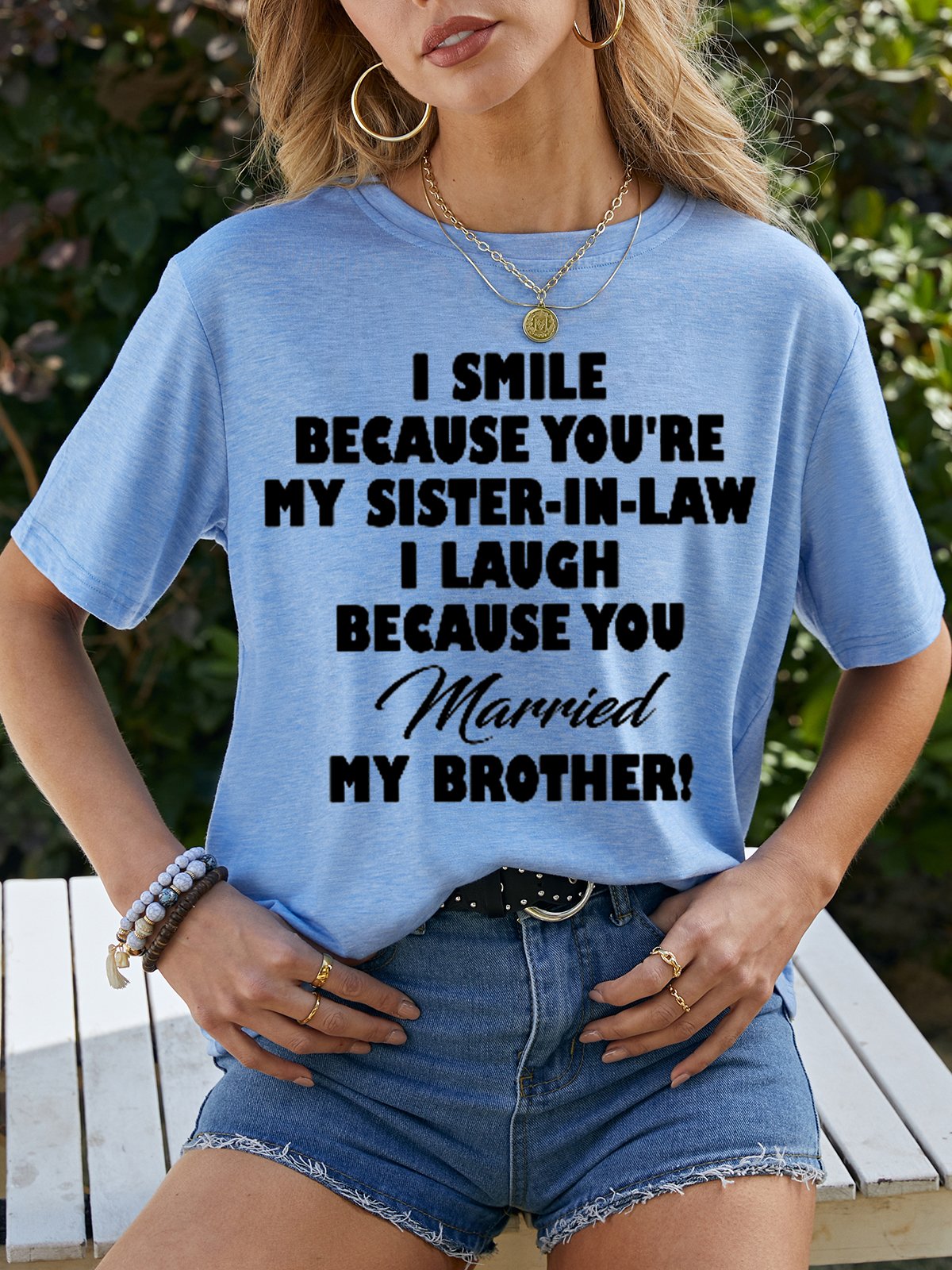 Sister In Law Funny Saying Women's Short Sleeve T-Shirt