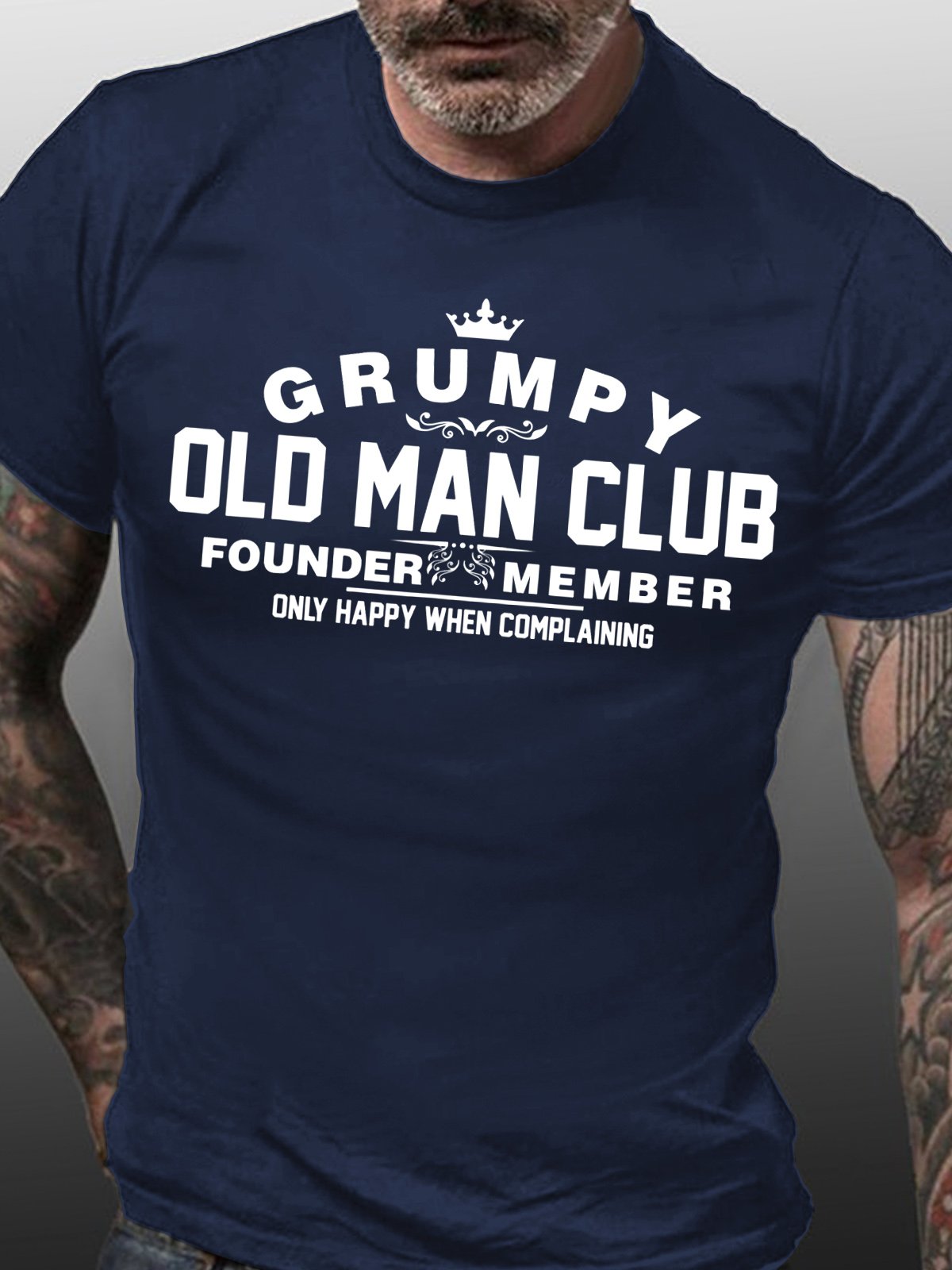 Grumpy Old Man Club Short Sleeve T-Shirt