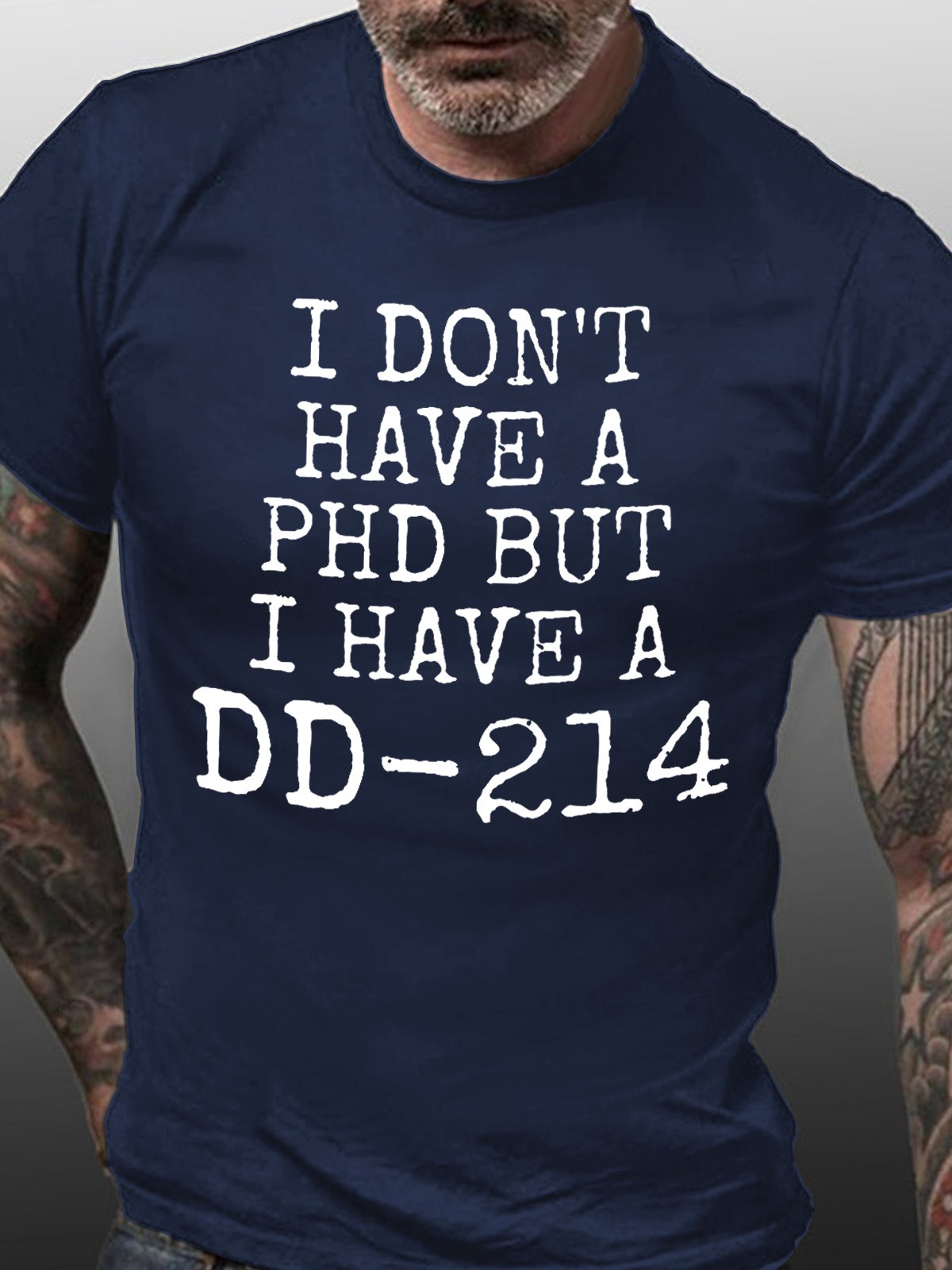 DD214 Veteran Men's Short Sleeve T-Shirt