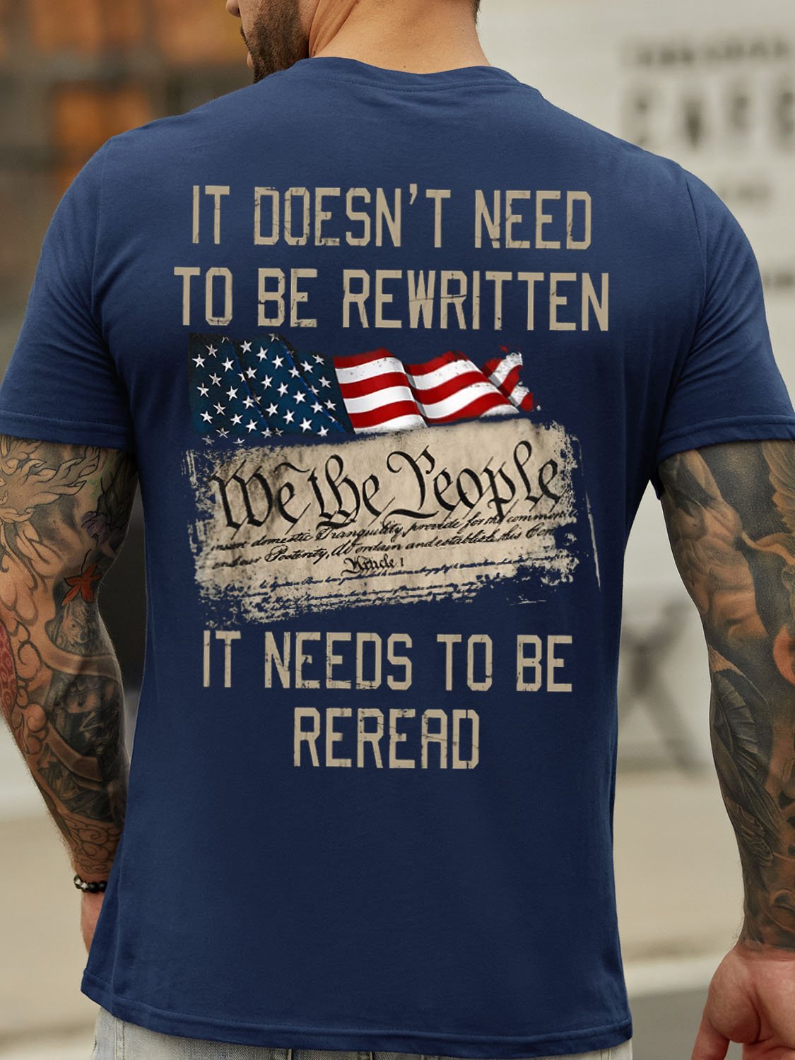 Men's It Doesn't Need To Be Rewritten Short Sleeve T-shirt