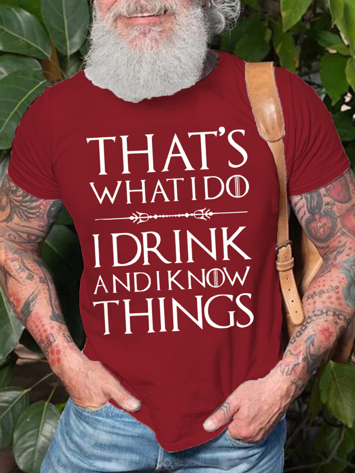 Thats What I Do I Drink And I Know Things DrinkingShort Sleeve T-Shirt