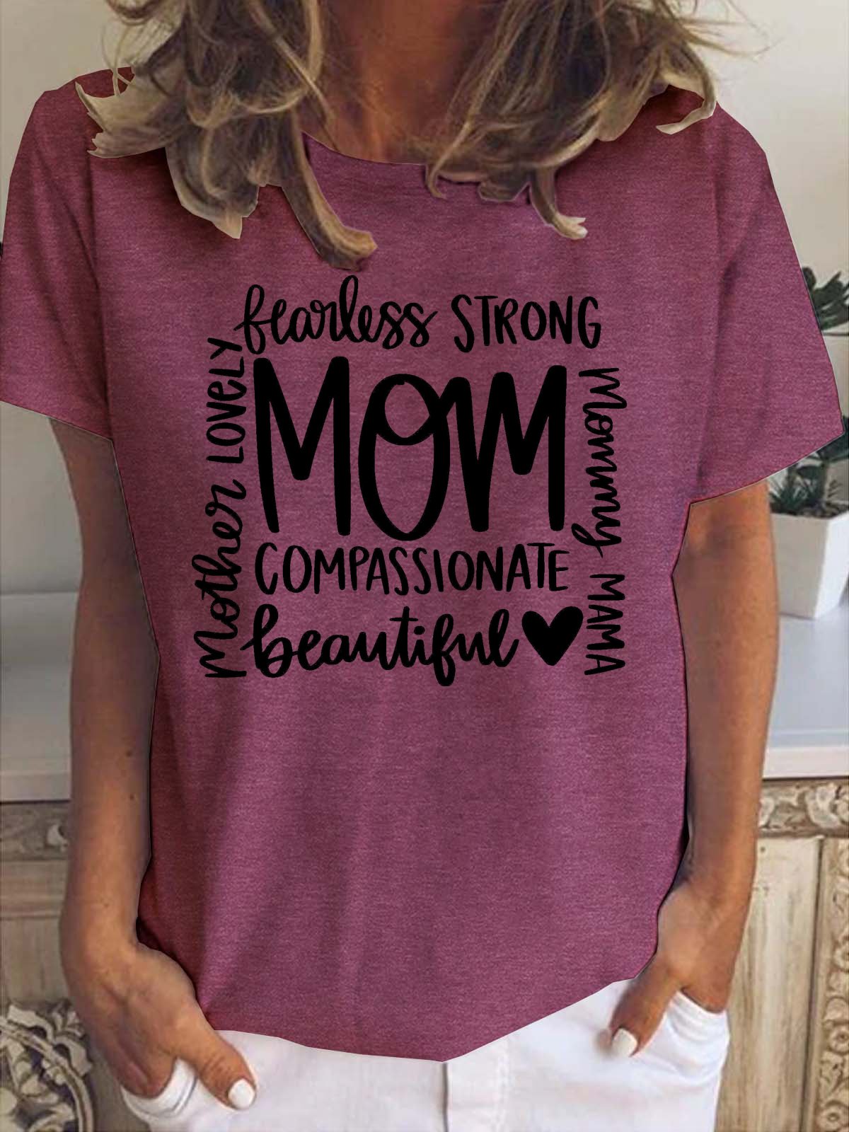 Mom Mother's Day Gift Mom Life Casual T-Shirt