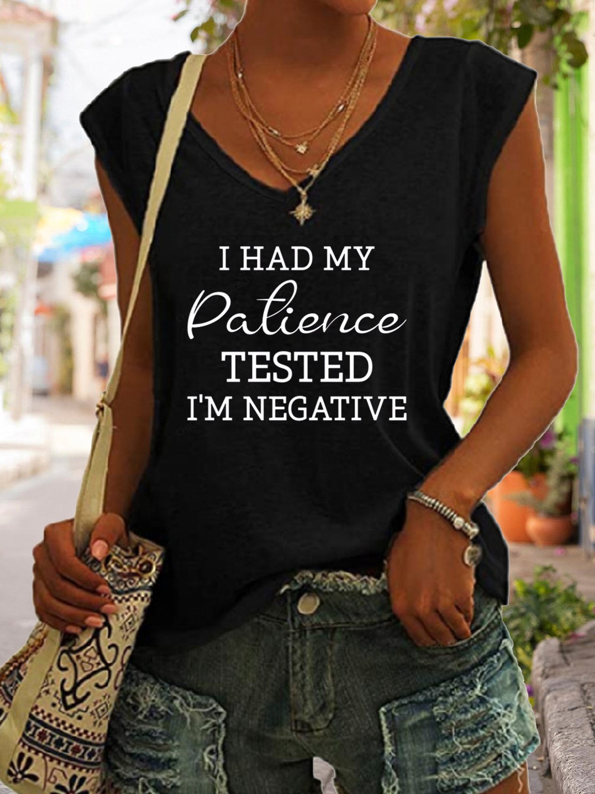 I Had My Patience Tested I'm Negative Tank Top