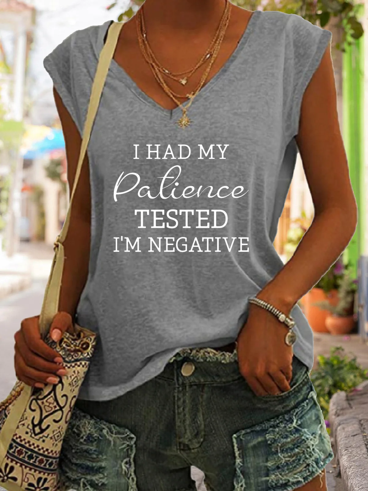 I Had My Patience Tested I'm Negative Tank Top